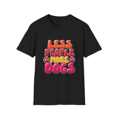 Less People More Dogs T-Shirt