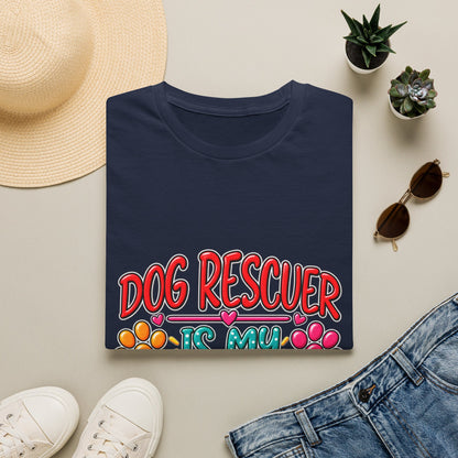 "Dog Rescuer Is My Superpower" Graphic Tee
