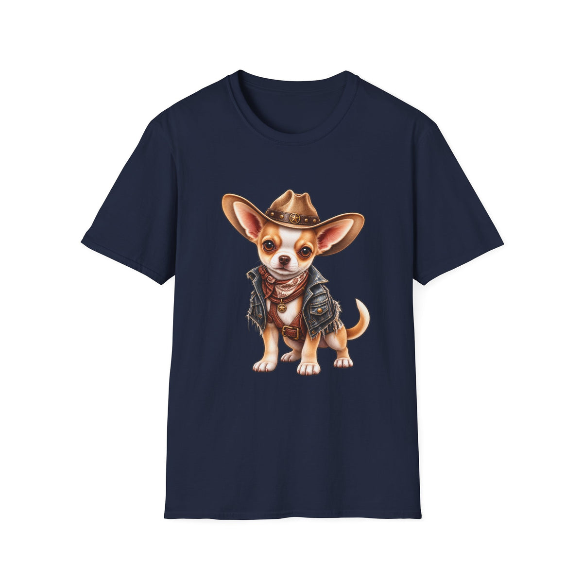 Cowboy Chihuahua T-Shirt —Cute Western Dog