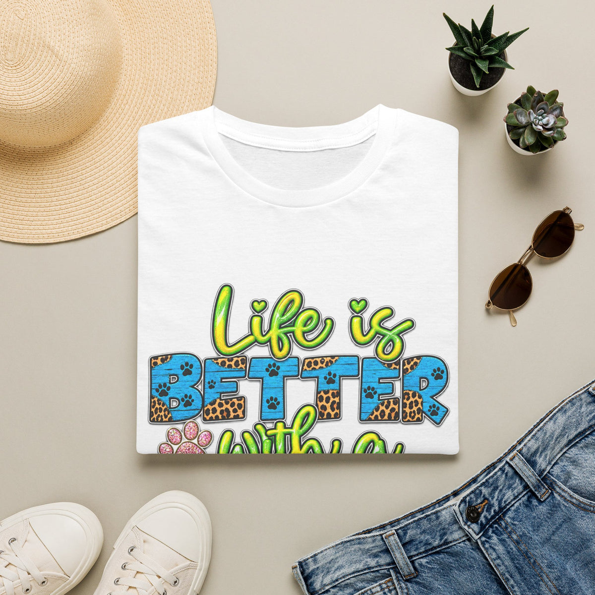 T-Shirt — Life Is Better With a Dog