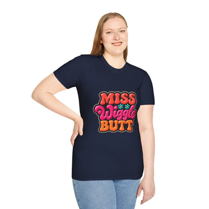 Miss Wiggle Butt Retro Graphic T-Shirt