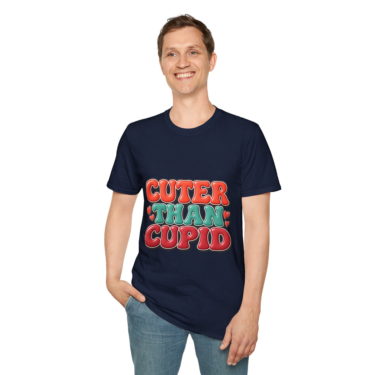 Cuter Than Cupid T‑Shirt — Retro Valentine Graphic Tee
