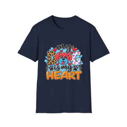 My Dog Is My Heart T-Shirt — Cute  Paw & Heart