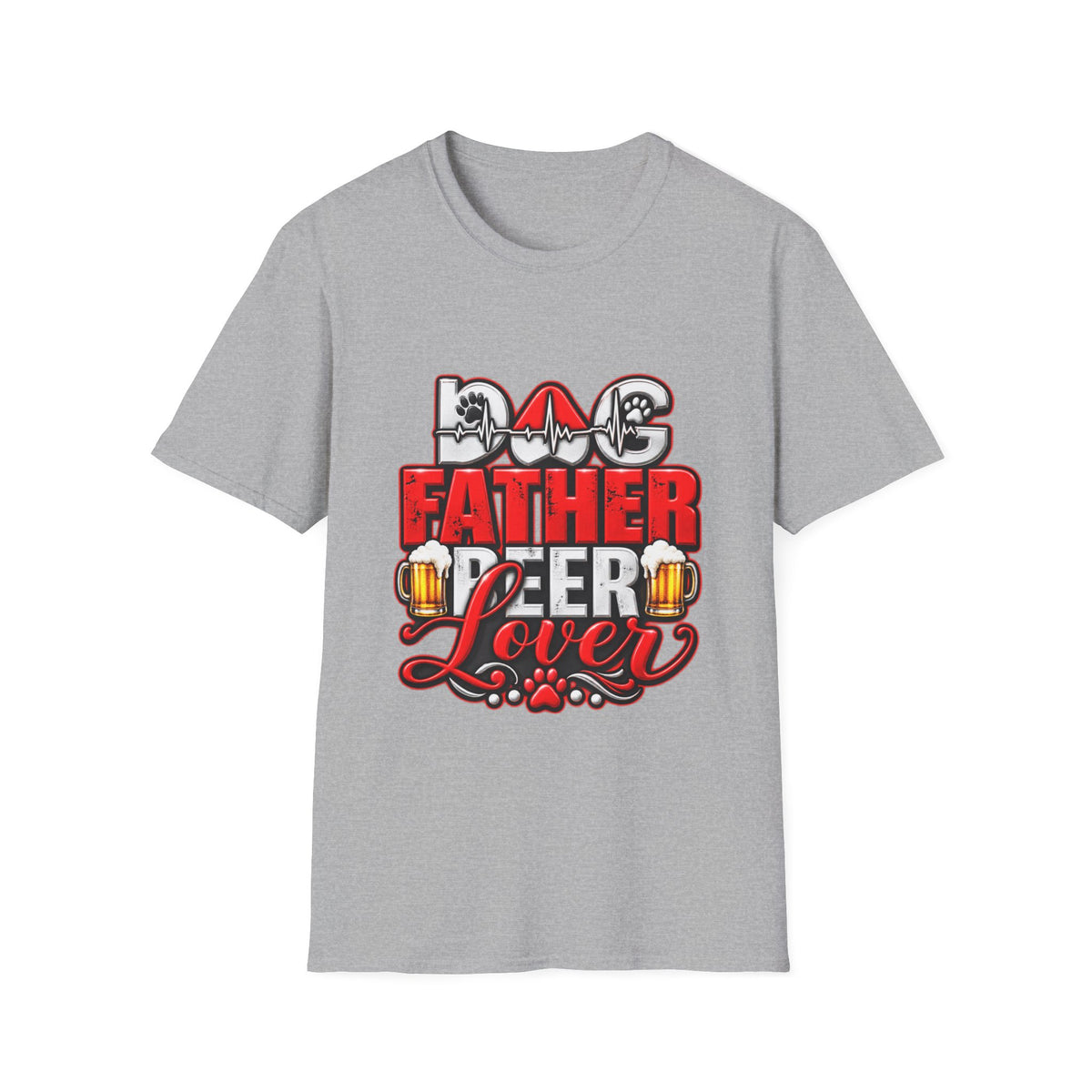 Dog Father Beer Lover T-Shirt