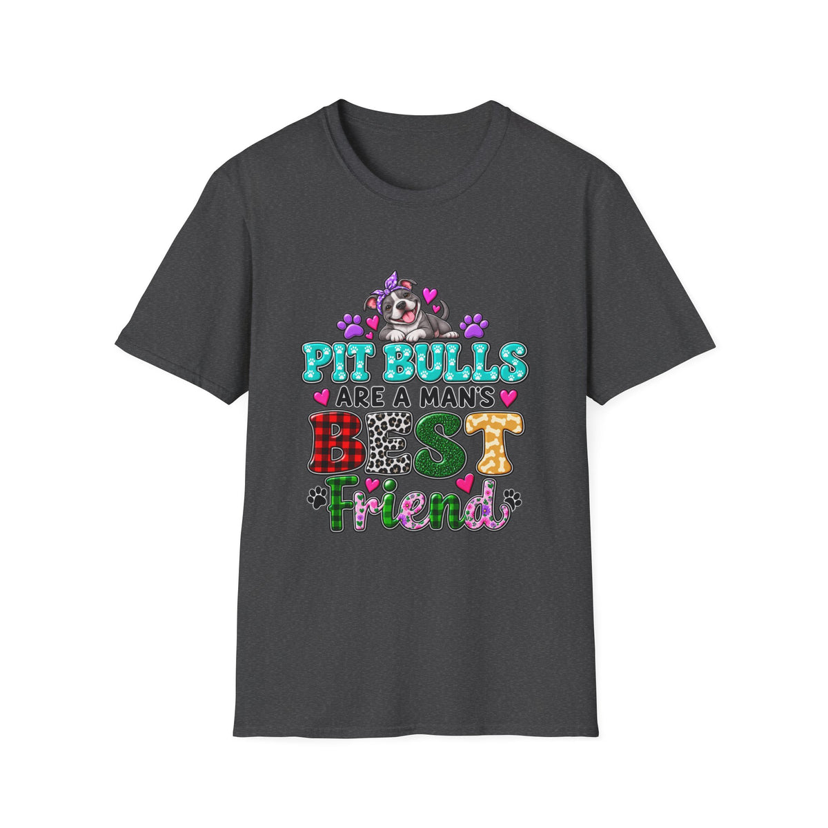 Pit Bulls Are a Man's Best Friend T-Shirt