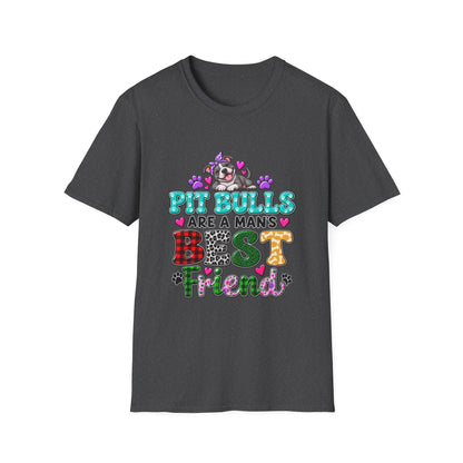 Pit Bulls Are a Man's Best Friend T-Shirt