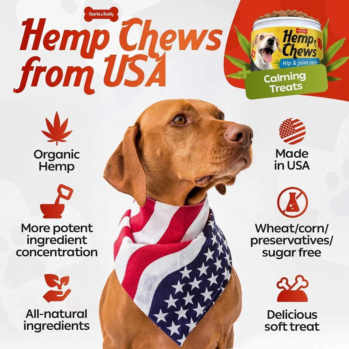 Hemp Dog Joint Chews with Glucosamine