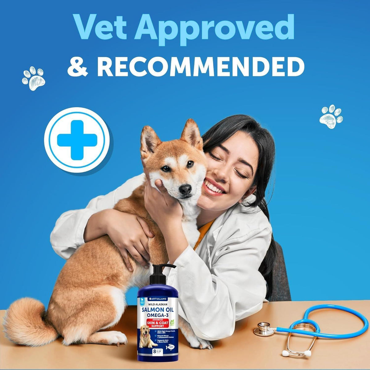 Wild Alaskan Salmon Oil for Dogs – Omega-3