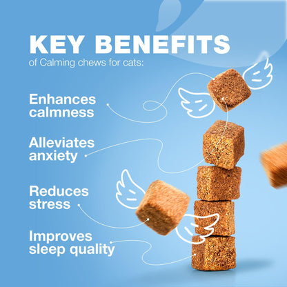 Cat Calming Treats with Hemp & Melatonin Chews