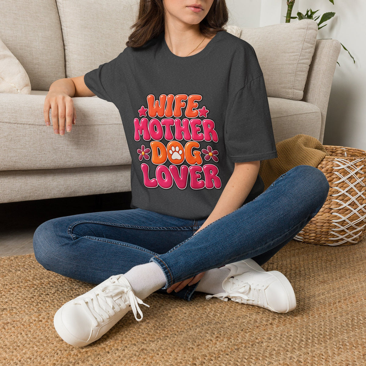 Wife Mother Dog Lover T‑Shirt