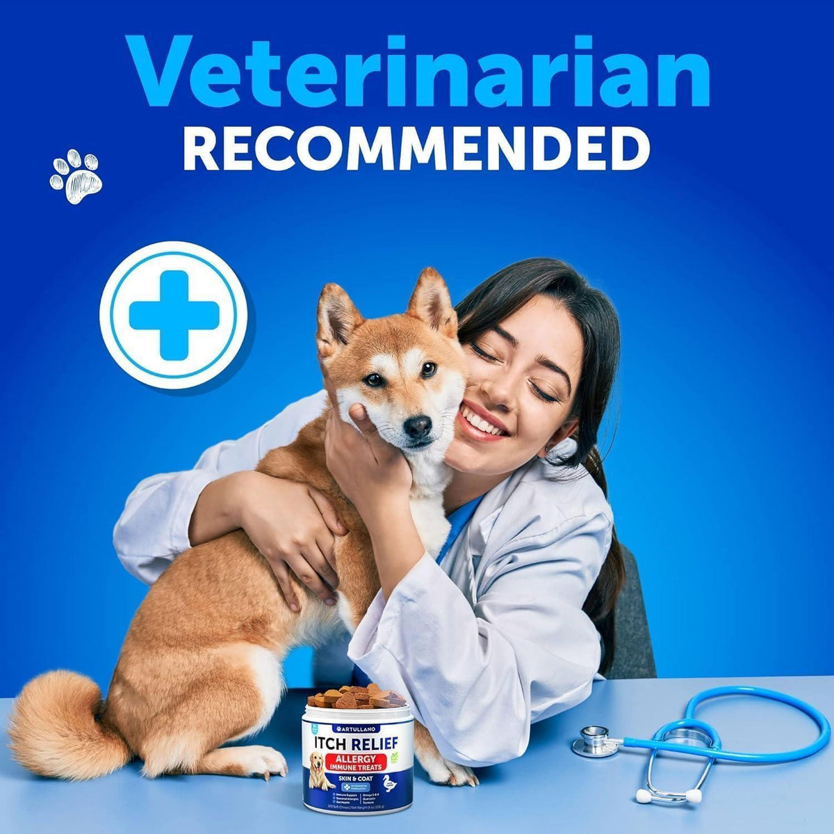 Dog Allergy Relief Chews for Itching & Skin