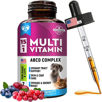 Cat & Dog Multivitamin Liquid with Glucosamine