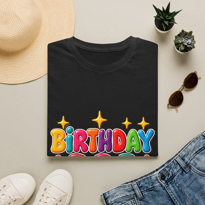 Birthday Dog T-Shirt Paw Print Birthday Tee
