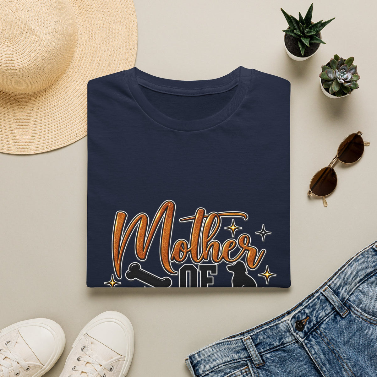 Mother of Dogs T-Shirt — Funny Dog Mom Graphic Tee