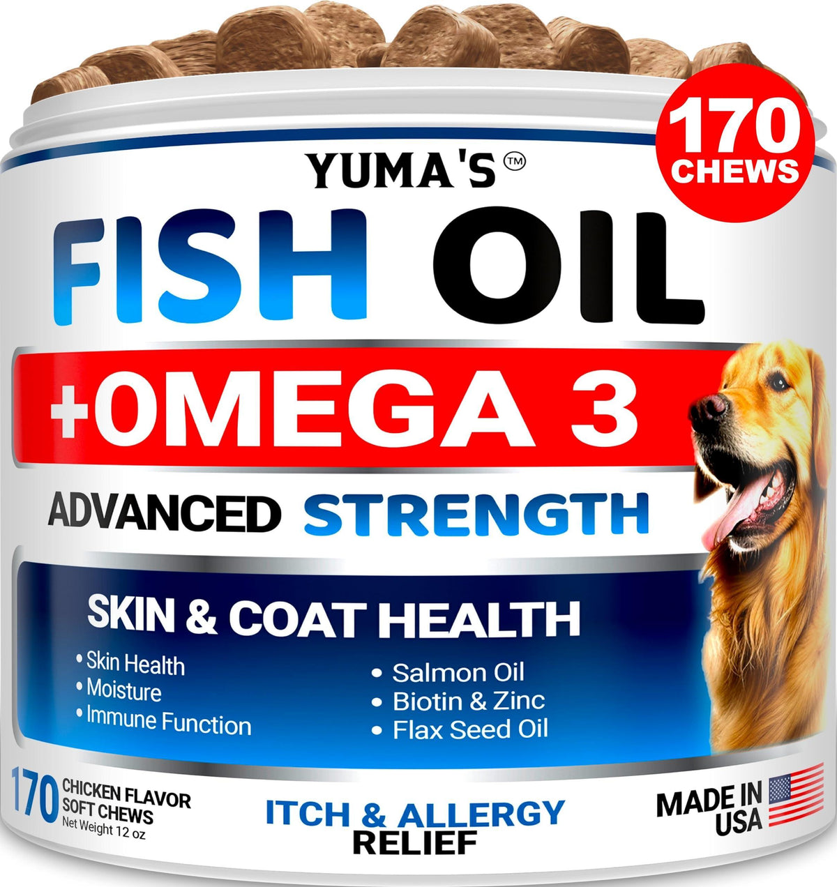 Omega 3 Fish Oil Chews for Dogs
