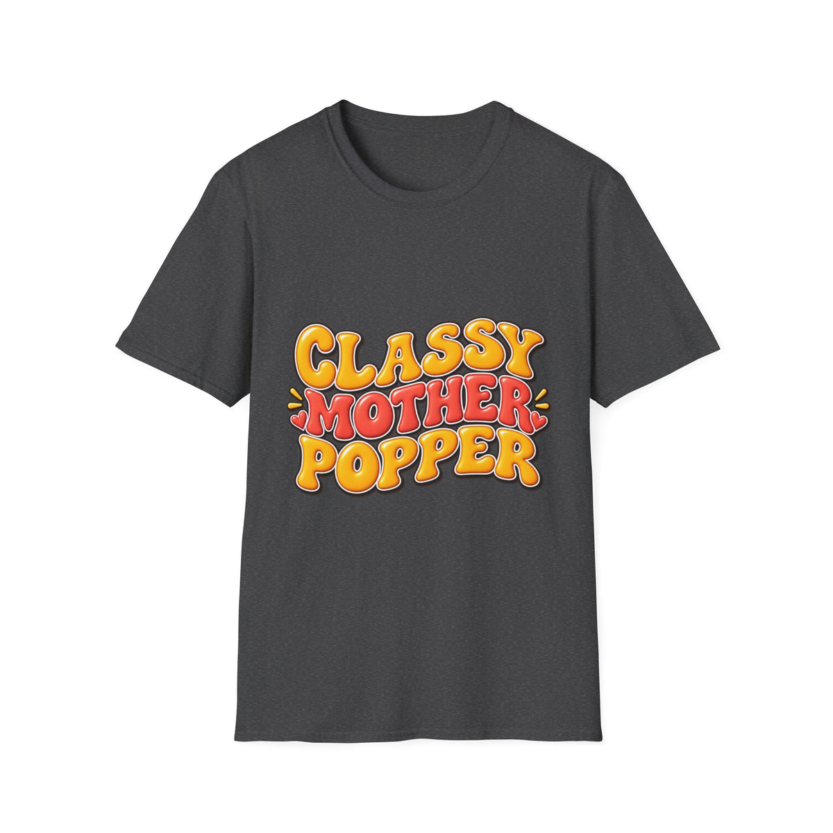 Classy Motherpopper Retro Graphic T‑Shirt