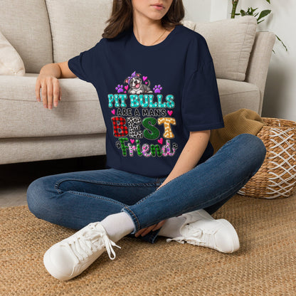 Pit Bulls Are a Man's Best Friend T-Shirt