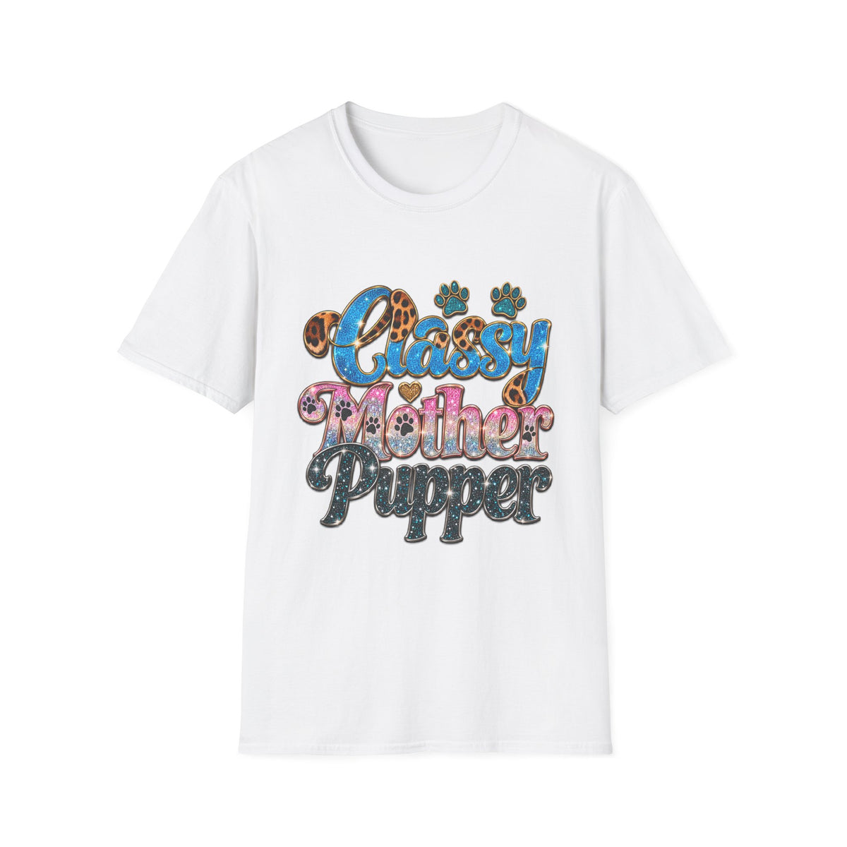 Classy Mother Pupper T‑Shirt — Cute Leopard
