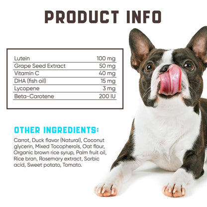 Dog Eye Vitamins with Lutein & Fish Oil