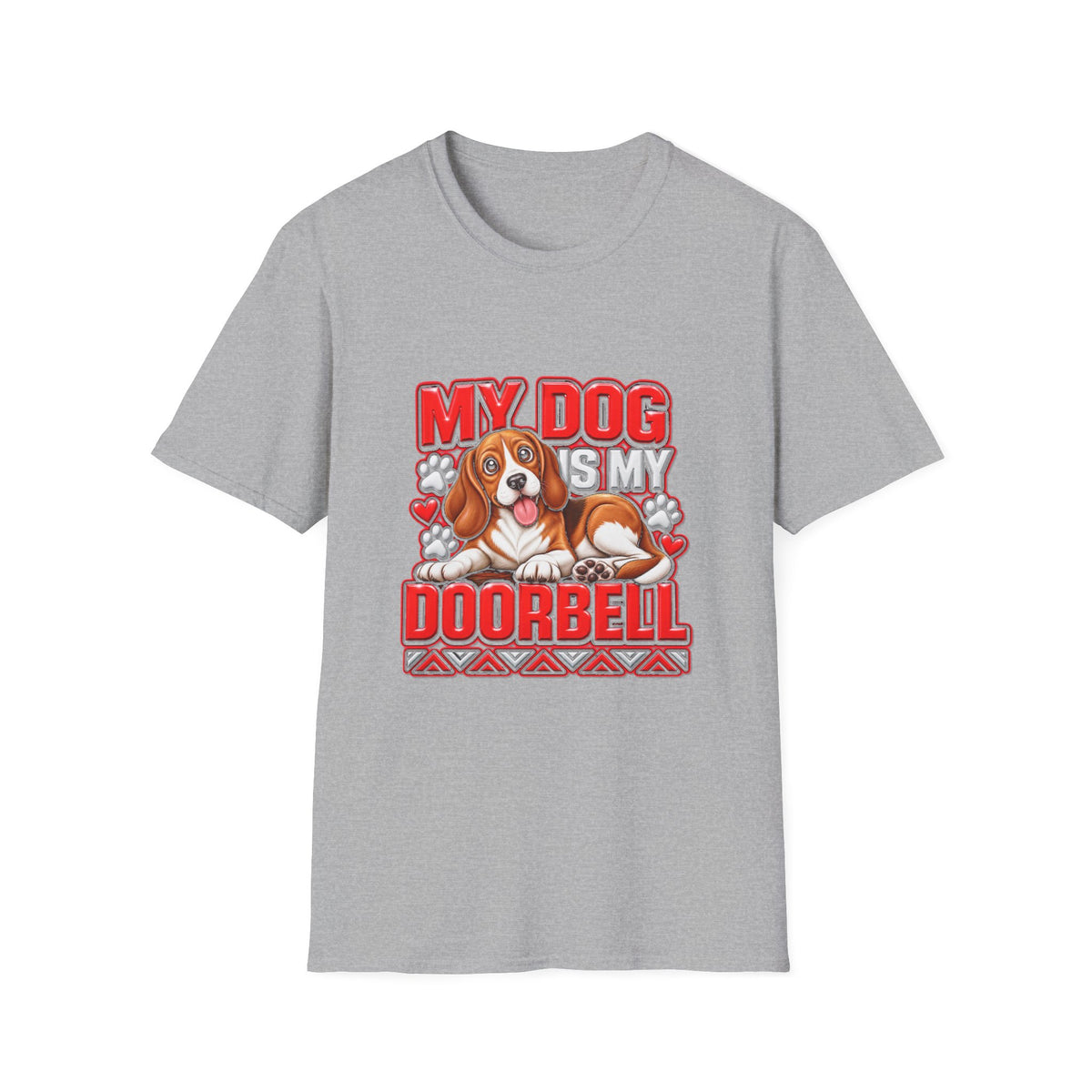 Dog Lover T-Shirt — "My Dog Is My Doorbell"
