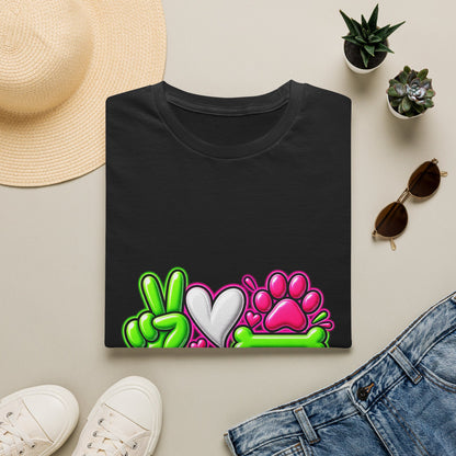 Rescue Vibes T-Shirt — Peace Love Rescue Graphic Tee