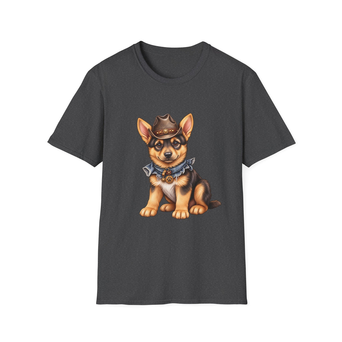 Corgi Cowboy T-Shirt Cute Western Dog Tee
