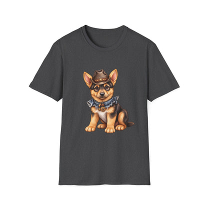 Corgi Cowboy T-Shirt Cute Western Dog Tee
