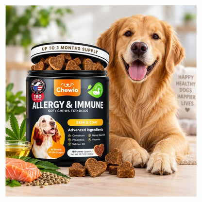 Dog Allergy Relief Chews for Itchy Skin