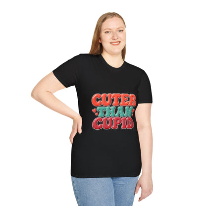 Cuter Than Cupid T‑Shirt — Retro Valentine Graphic Tee