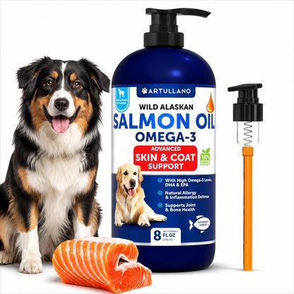 Wild Alaskan Salmon Oil for Dogs – Omega-3