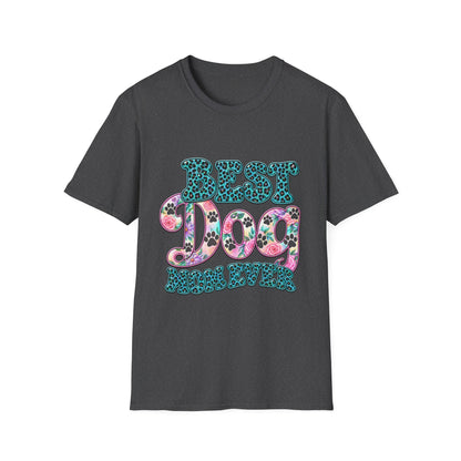 Best Dog Mom T-Shirt — Floral Leopard Pet Lover Tee