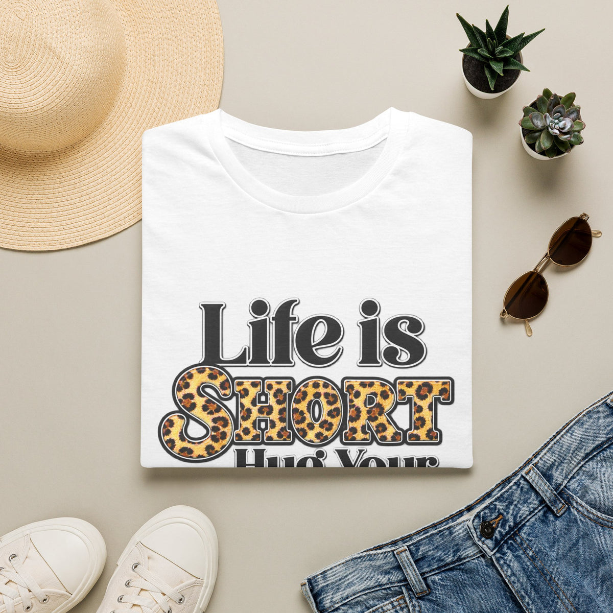 Life Is Short Hug Your Dog T-Shirt