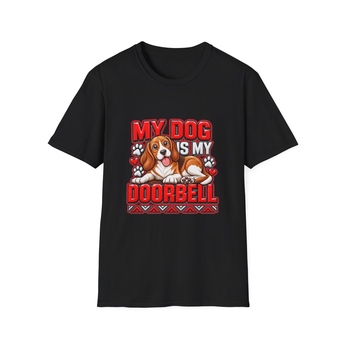 Dog Lover T-Shirt — "My Dog Is My Doorbell"