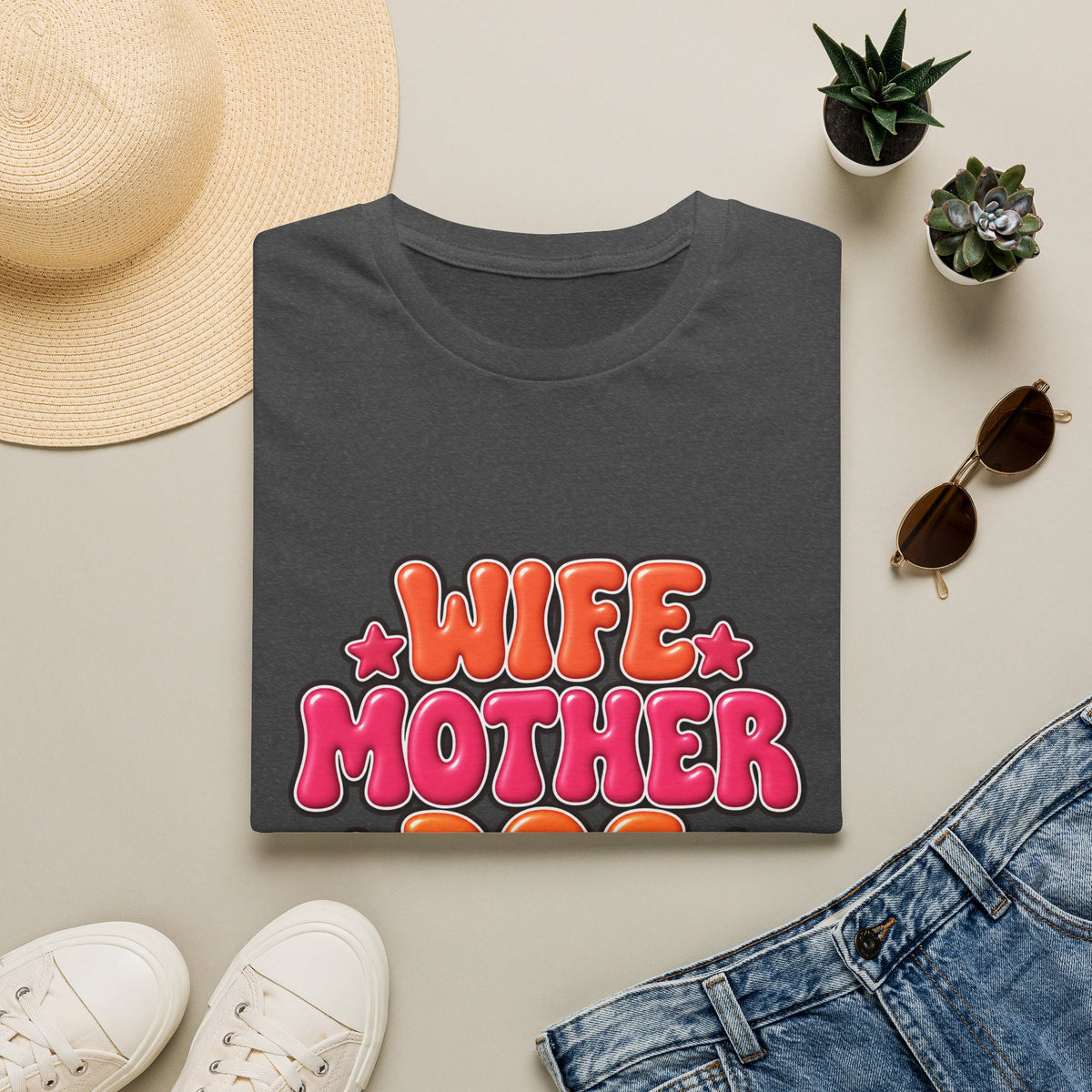 Wife Mother Dog Lover T‑Shirt