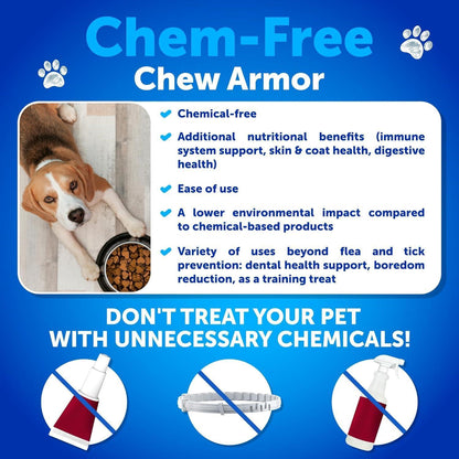 Natural Flea & Tick Chews for Dogs