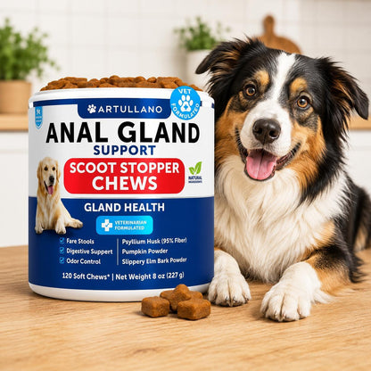 Anal Gland Support Chews for Dogs – Fiber Blend
