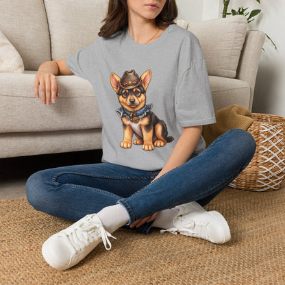 Corgi Cowboy T-Shirt Cute Western Dog Tee