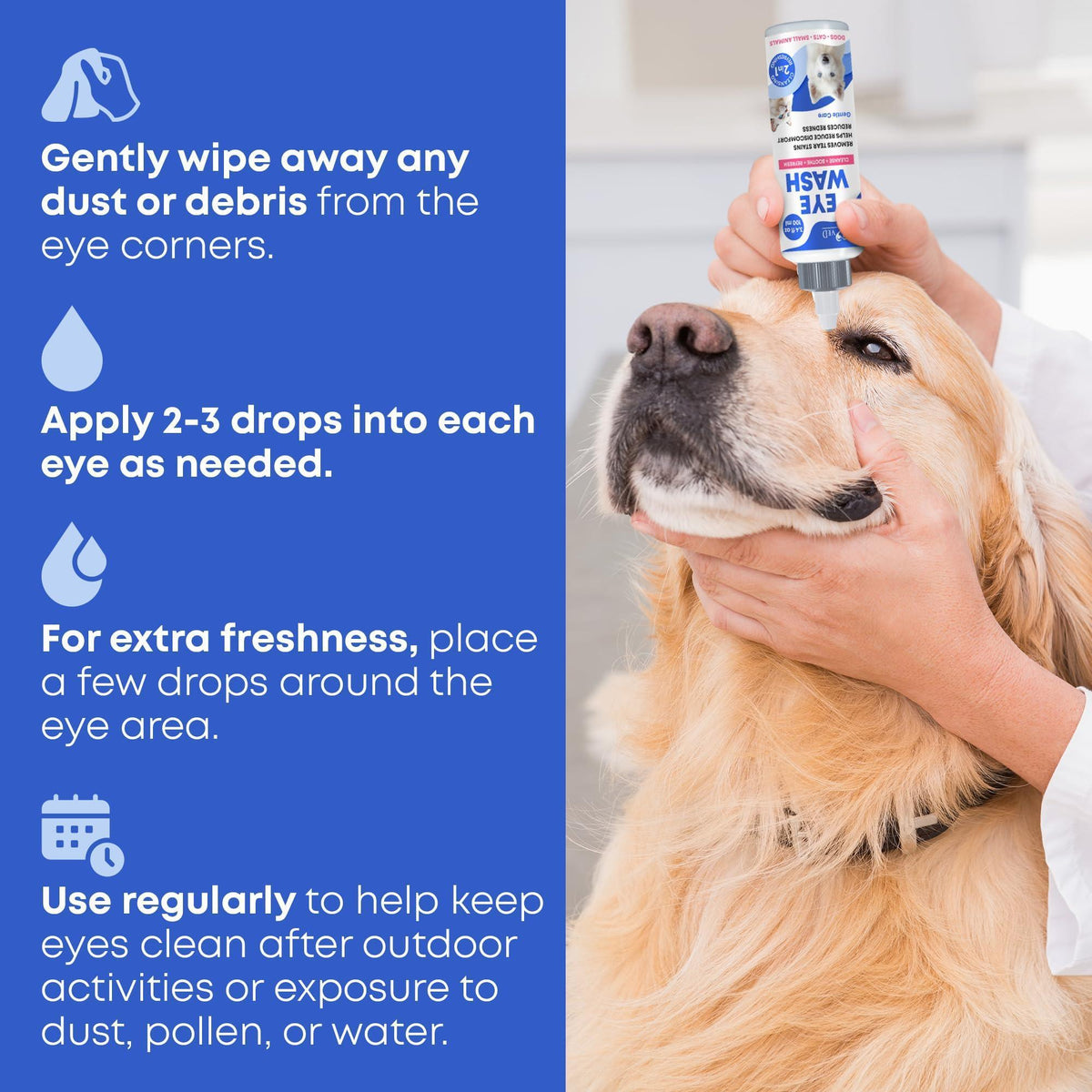 Cat & Dog Eye Wash Drops