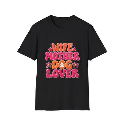 Wife Mother Dog Lover T‑Shirt