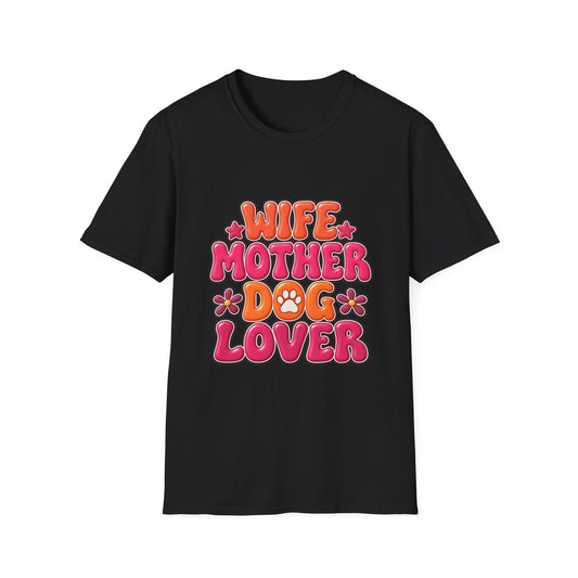 Wife Mother Dog Lover T‑Shirt