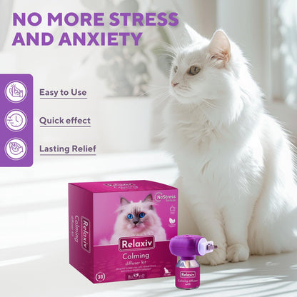 Relaxiv Natural Cat Calming Pheromone Diffuser