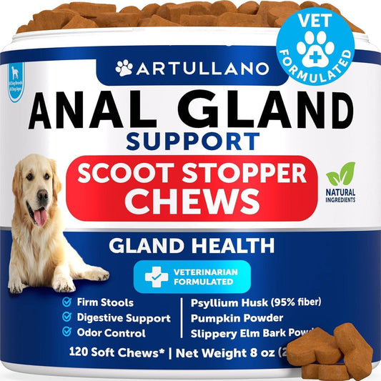 Anal Gland Support Chews for Dogs – Fiber Blend