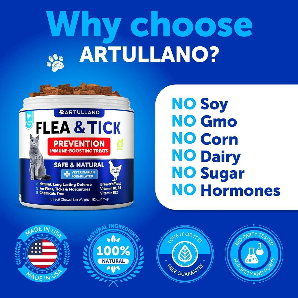 Natural Flea Treatment & Tick Prevention for Cats