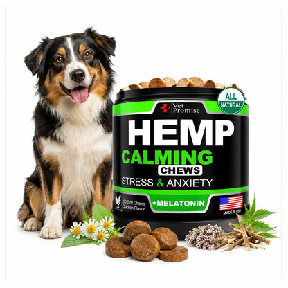 Hemp Calming Chews for Dogs with Anxiety