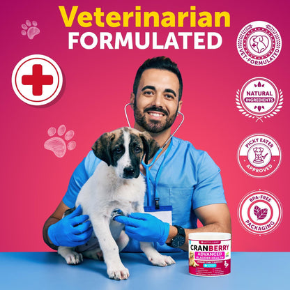 (2 Pack) Dog Urinary Tract Cranberry Chews