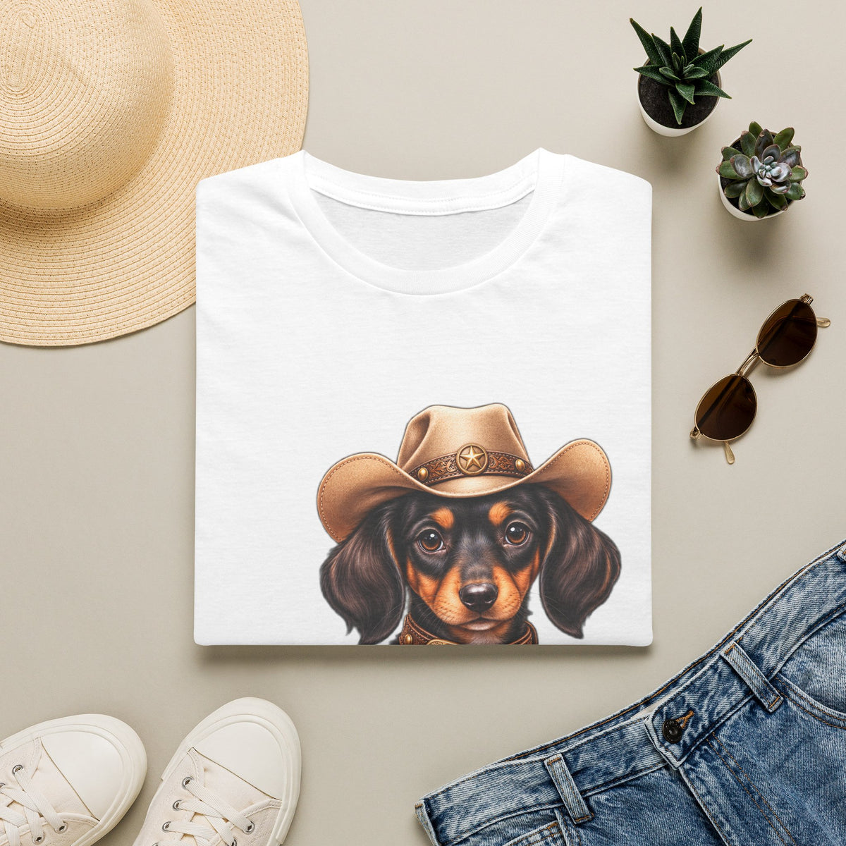 Dachshund Cowboy T-Shirt
