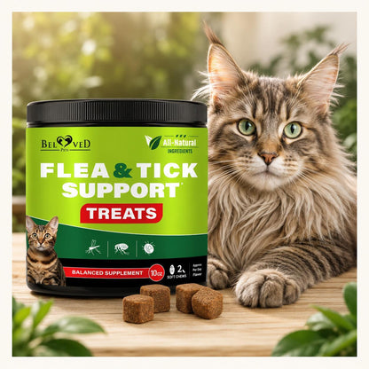Flea and Tick Prevention Chewable Pills for Cats