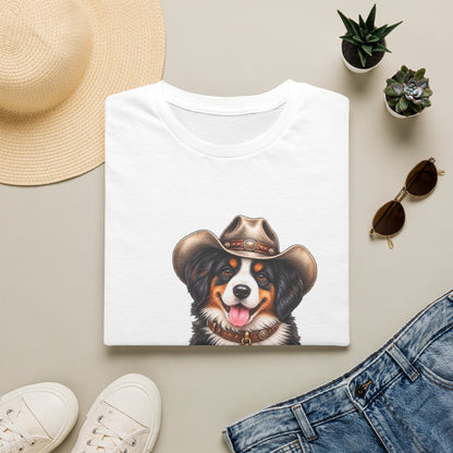 Cowboy Bernese Mountain Dog T-Shirt