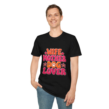 Wife Mother Dog Lover T‑Shirt
