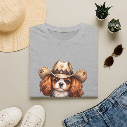 Cavalier King Charles Cowboy Dog T-Shirt
